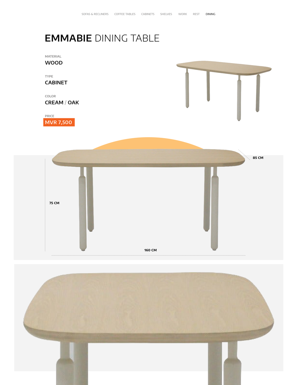 Emmabie Dining Table