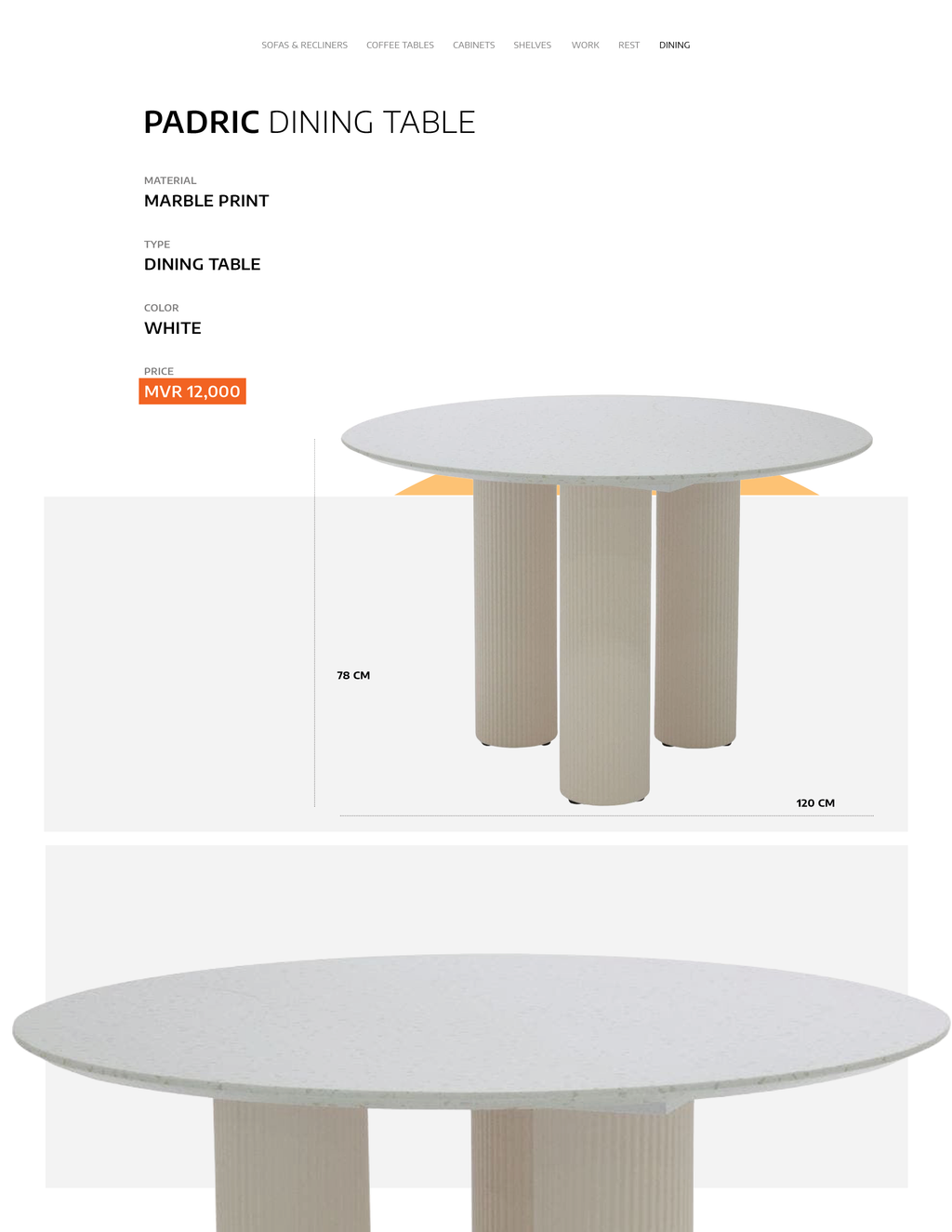 Padric Dining Table